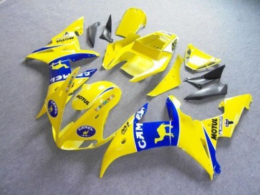 Amarillo Azul Motul Camello Carenado Yamaha R6 03-05