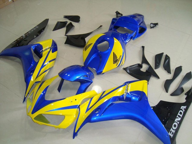 Amarillo Azul Negro Carenado Honda CBR 1000 RR 06-07 Amarillo Azul Negro Carenado Honda CBR 1000 RR 06-07