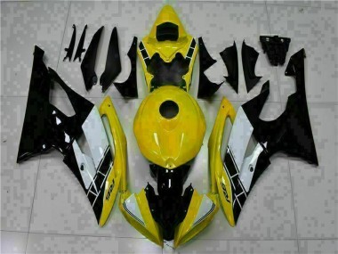 Amarillo Negro ABS Plástico Yamaha R6 08-16