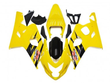 Amarillo Negro Kit ABS Carenado Suzuki GSXR 600 / 750 K4 04-05