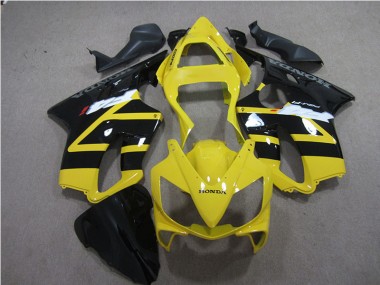 Amarillo Negro Kits Completo Carenado Honda CBR 600 F4i 01-03