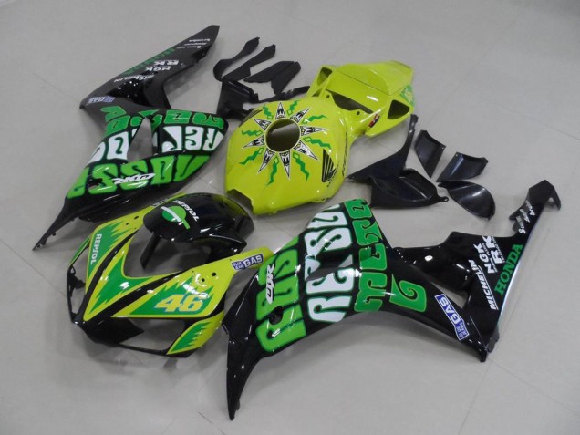 Amarillo Verde Rossi Carenado Honda CBR 1000 RR 06-07 Amarillo Verde Rossi Carenado Honda CBR 1000 RR 06-07