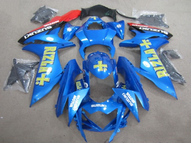 Azul Amarillo Rizla Carenado Suzuki GSXR 600 K11 11-21 Azul Amarillo Rizla Carenado Suzuki GSXR 600 K11 11-21
