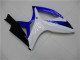 Azul Blanco ABS Kits Carenado Suzuki GSXR 600 / 750 K6 06-07 Azul Blanco ABS Kits Carenado Suzuki GSXR 600 / 750 K6 06-07