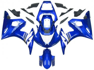 Azul Blanco ABS Kits Carenado Yamaha R6 03-05