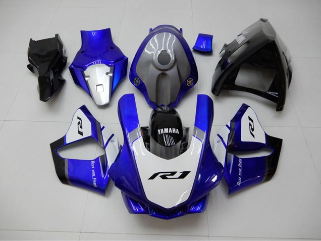 Azul Blanco Carenado Yamaha R1 15-19 Azul Blanco Carenado Yamaha R1 15-19