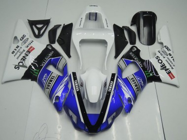 Azul Blanco ENEOS Monster Carenado Yamaha R1 00-01