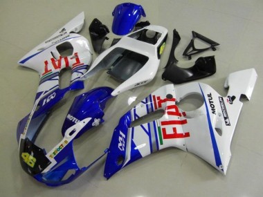 Azul Blanco Fiat Carenado Yamaha R6 98-02