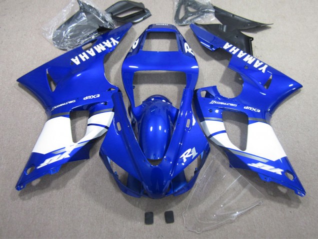 Azul Blanco Inyección Kit Carenado Yamaha R1 02-03 Azul Blanco Inyección Kit Carenado Yamaha R1 02-03