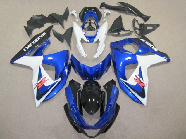 Azul Blanco Kits Completo Carenado Suzuki GSXR 1000 K9 09-16 Azul Blanco Kits Completo Carenado Suzuki GSXR 1000 K9 09-16