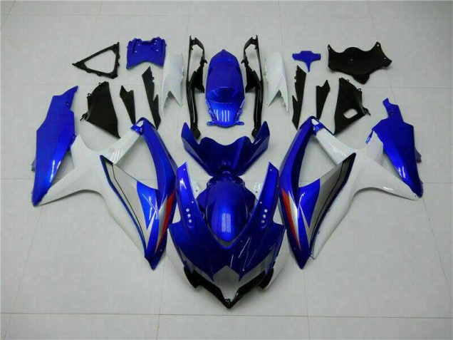 Azul Blanco Kits Completo Carenado Suzuki GSXR 600 / 750 K8 08-10 Azul Blanco Kits Completo Carenado Suzuki GSXR 600 / 750 K8 08-10