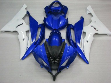 Azul Blanco Negro Carenado Yamaha R6 08-16
