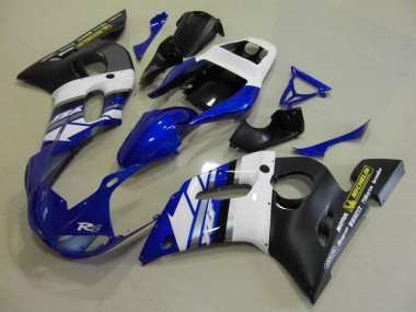 Azul Blanco & Negro Carenado Yamaha R6 98-02