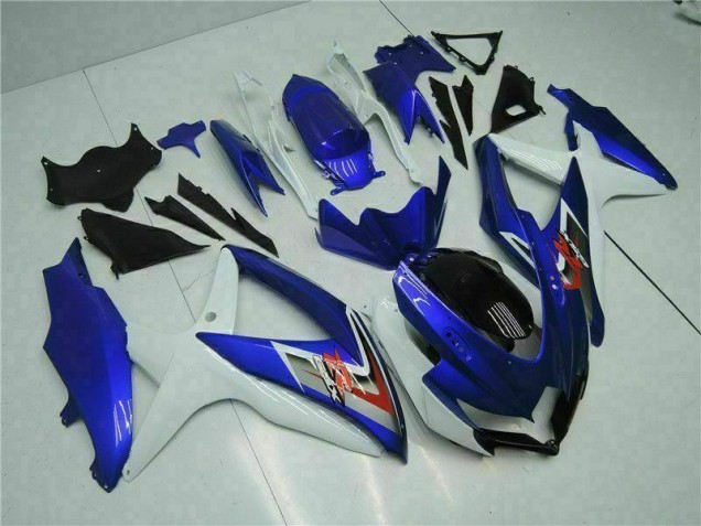 Azul Blanco Plástica Suzuki GSXR 600 / 750 K8 08-10