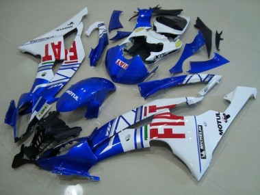 Azul Blanco Rojo Fiat Carenado Yamaha R6 08-16