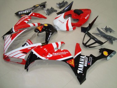 Azul Blanco Rojo Negro Carenado Yamaha R1 04-06