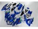 Azul Blanco Verde Carenado Suzuki GSXR 600 / 750 K8 08-10