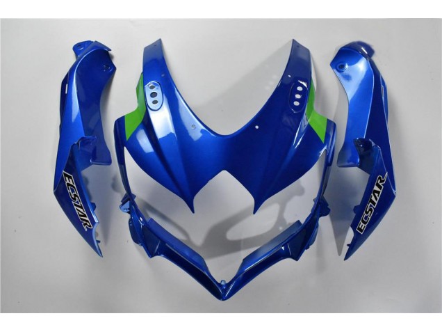 Azul Blanco Verde Carenado Suzuki GSXR 600 / 750 K8 08-10