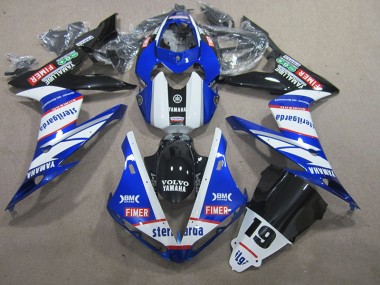 Azul Blanco Volvo Sterilgarda 19 Carenado Yamaha R1 04-06