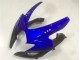 Azul Negro ABS Plástica Suzuki GSXR 600 / 750 K6 06-07