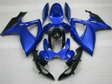Azul Negro ABS Plásticos Suzuki GSXR 600 / 750 K6 06-07