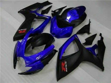 Azul Negro Carenado & Plástico Suzuki GSXR 600 / 750 K6 06-07