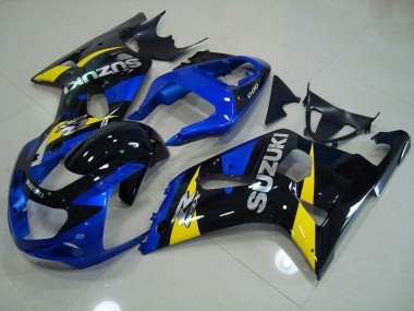 Azul Negro Carenado Suzuki GSXR 750 K1 K2 K3 01-03