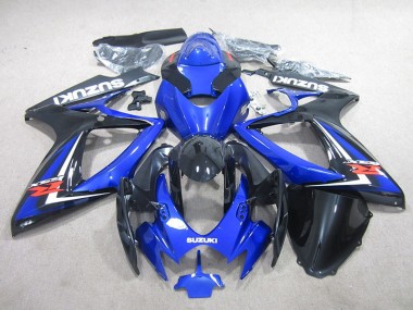 Azul Negro Carenado Suzuki GSXR 750 K6 06-07