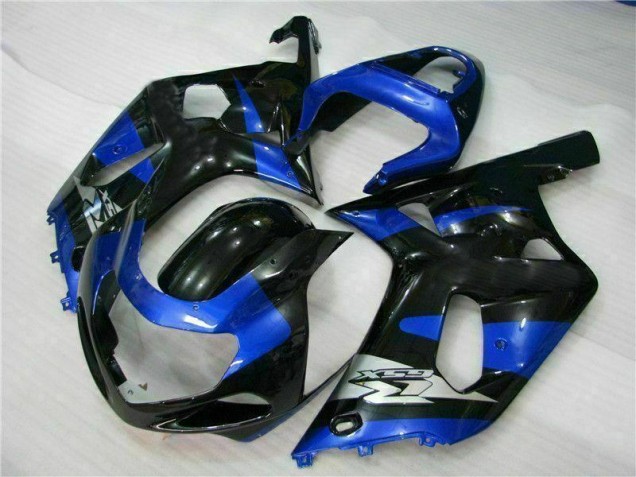 Azul Negro Kits Completo Carenado ABS Suzuki GSXR 600 / 750 K1 K2 K3 01-03 Azul Negro Kits Completo Carenado ABS Suzuki GSXR 600 / 750 K1 K2 K3 01-03