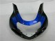 Azul Negro Kits Completo Carenado ABS Suzuki GSXR 600 / 750 K1 K2 K3 01-03 Azul Negro Kits Completo Carenado ABS Suzuki GSXR 600 / 750 K1 K2 K3 01-03