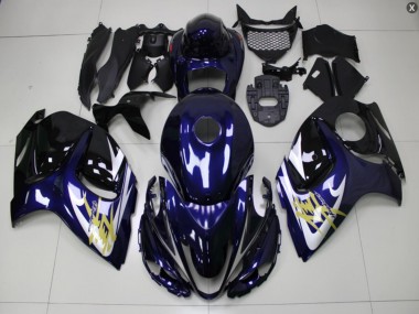 Azul Oro Carenado Suzuki GSXR 1300 Hayabusa 08-19