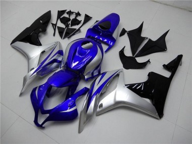 Azul Plata Negro Carenado Honda CBR 600 RR 07-08