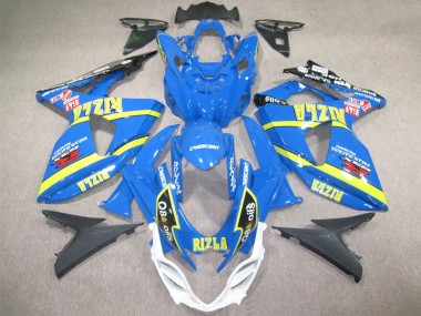 Azul Rizla Q8 Oils Carenado Suzuki GSXR 1000 K9 09-16