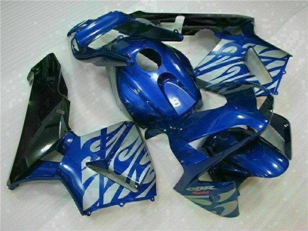 Azul con Plata Llama Carenado Honda CBR 600 RR 03-04 Azul con Plata Llama Carenado Honda CBR 600 RR 03-04