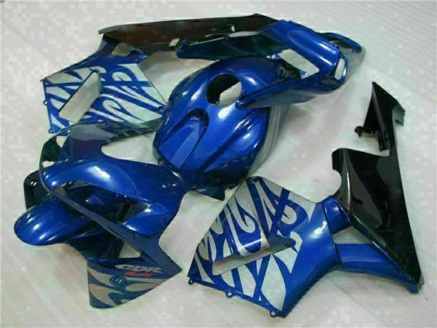 Azul con Plata Llama Carenado Honda CBR 600 RR 03-04 Azul con Plata Llama Carenado Honda CBR 600 RR 03-04