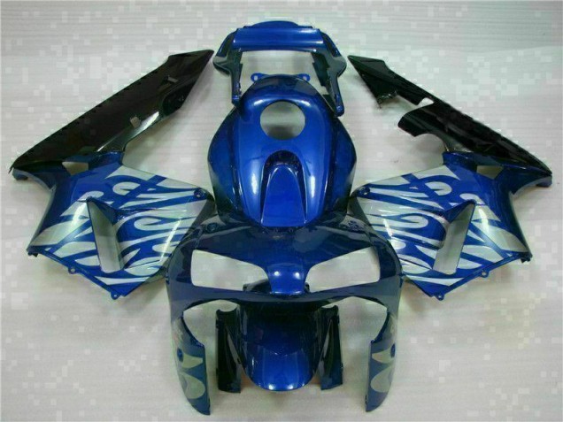 Azul con Plata Llama Carenado Honda CBR 600 RR 03-04 Azul con Plata Llama Carenado Honda CBR 600 RR 03-04