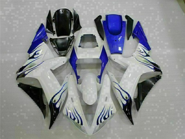 Blanco ABS Plástica Yamaha R1 02-03 Blanco ABS Plástica Yamaha R1 02-03