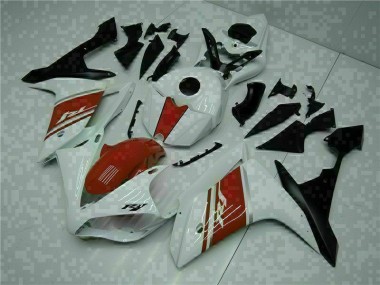 Blanco ABS Plástico Yamaha R1 07-08