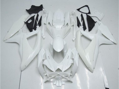Blanco ABS Plásticos Suzuki GSXR 600 / 750 K8 08-10