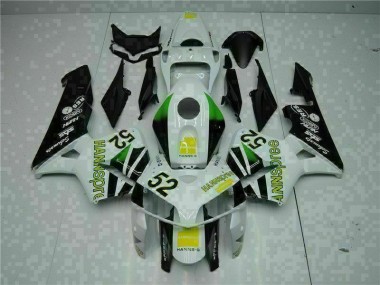 Blanco Amarillo Verde 52 Carenado Honda CBR 600 RR 05-06