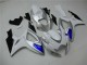 Blanco Azul Kit Carenado ABS Completo Suzuki GSXR 600 / 750 K6 06-07