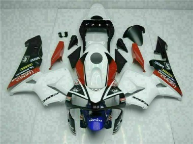 Blanco Azul Kits Completo Carenado Honda CBR 600 RR 03-04