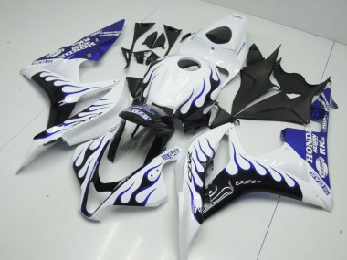 Blanco Azul Llama Carenado Honda CBR 600 RR 07-08
