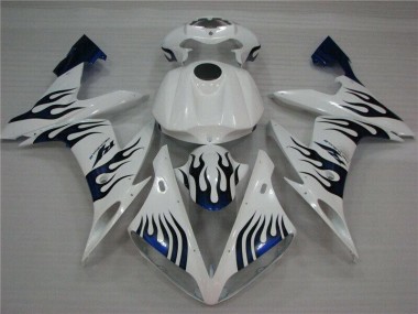 Blanco Azul Llama Carenado Yamaha R1 04-06