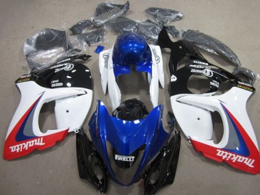 Blanco Azul Makita Carenado Suzuki GSXR 1300 Hayabusa 08-19