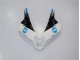 Blanco Azul Negro Carenado Honda CBR 600 RR 07-08 Blanco Azul Negro Carenado Honda CBR 600 RR 07-08