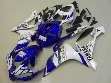 Blanco Azul Tri Colour Carenado Yamaha R1 07-08