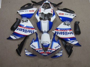 Blanco Azul Volvo Sterilgarda 25 Carenado Yamaha R1 12-14