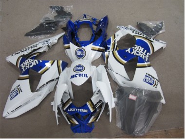 Blanco Lucky Strike Azul Motul Carenado Suzuki GSXR 1000 K9 09-16