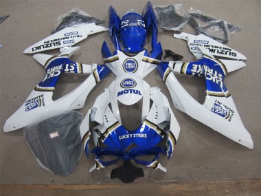 Blanco Lucky Strike Azul Motul Carenado Suzuki GSXR 600 K8 08-10